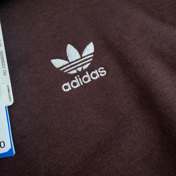 Men’s Adidas Hoodie, Brown, Size Large, NWT - Picture 5 of 6